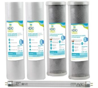Kit De Mantenimiento De Filtración De 12 Meses 3 Etapas HIDROGREEN