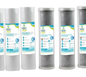 Kit De Mantenimiento De Filtración Básica 2 Años 2 Etapas HIDROGREEN