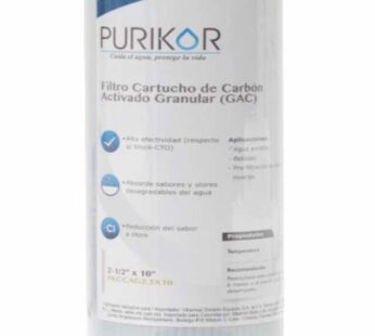 Filtro Cartucho De Carb?n Activado Granular 4.5 X 20 X5 Mic