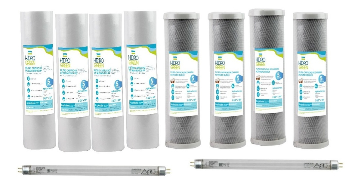 Kit De Mantenimiento De Filtración Básica 2 Años 3 Etapas
