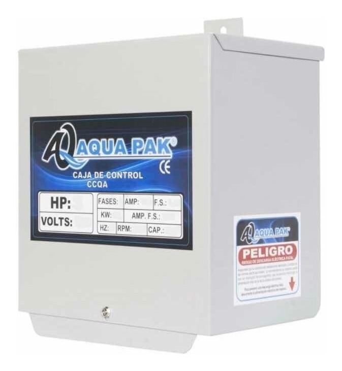 Caja De Control Aqua Pak Para Motor Sumergible 115v 1hp