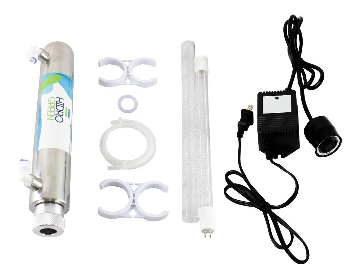 Sistema de Desinfección Con Lámpara Uv Para 1 Gpm 12 Watts HIDROGREEN