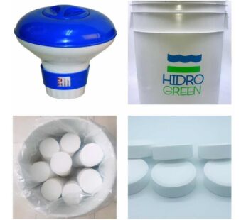 2 Clorador Flotantes De 7 Panda + 1 Cubeta 3 Tricloro 20 Kg