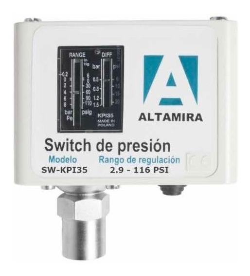 Interruptor De Presi?n 2.9 - 116 Psi Conexi?n 1/4 Sw-kpi35