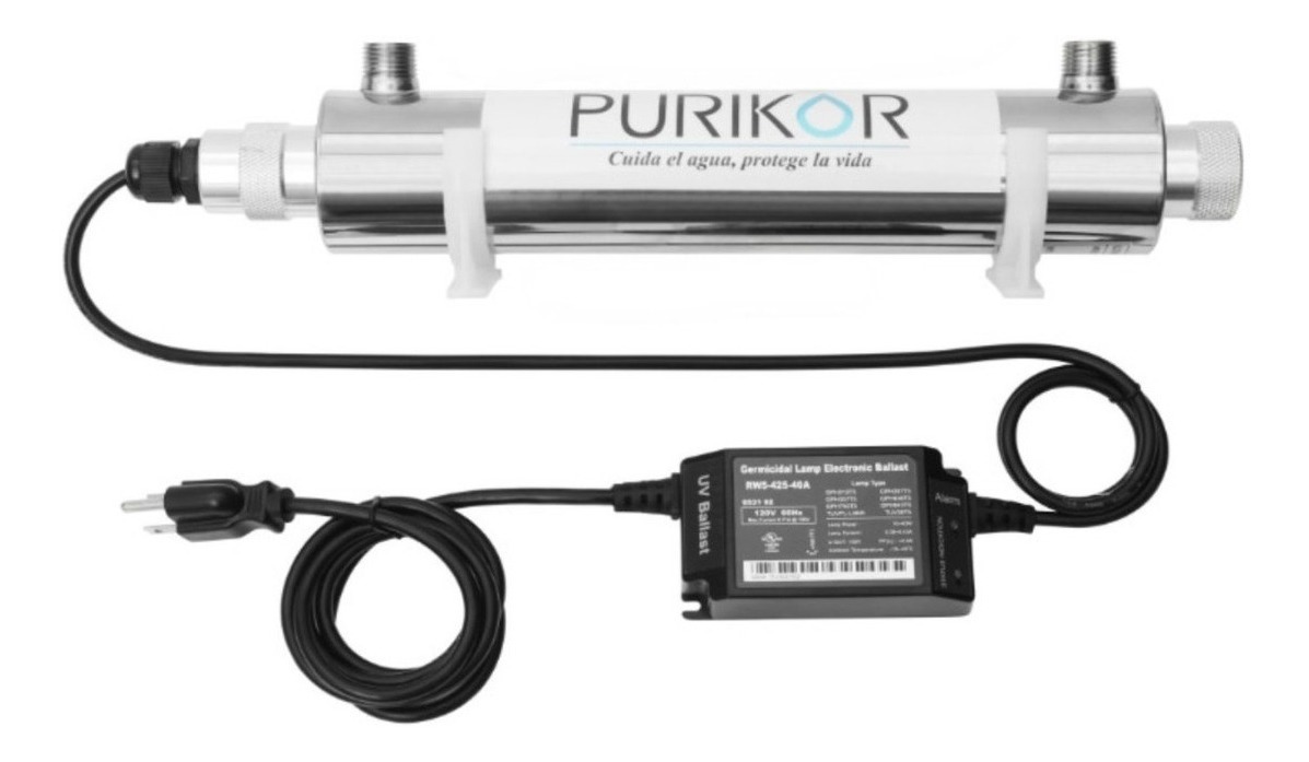 Sistema Desinfecci?n Con L?mpara UV Para 2 Gpm Purikor