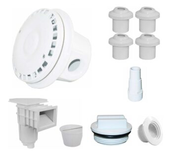 Kit Empotrables Para Alberca Dren De Fondo Con Boquillas