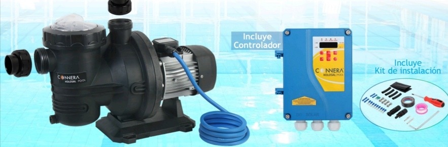 Kit Bomba Solar Para Piscina 500w + 2 Paneles+1 Base P/panel