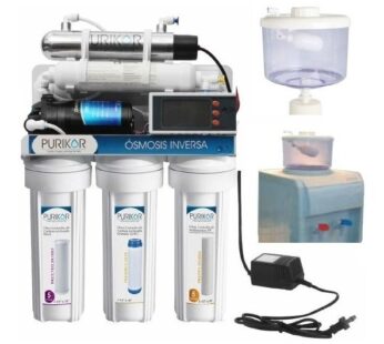 Purificador De Osmosis 6 Etapas 100 Gpd Uv + Tanque 4 Lts
