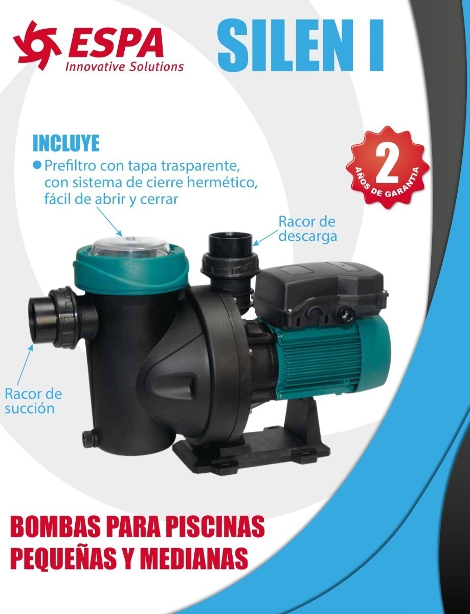 Bomba Para Piscina Espa Silen-I-100-220 1 Hp 220v - Image 4
