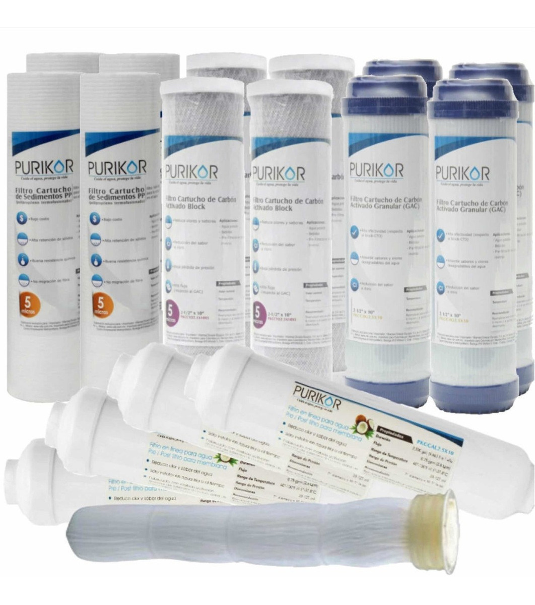Kit Mantenimiento 24 Meses Ultrafiltración Para Model Pkuf-5