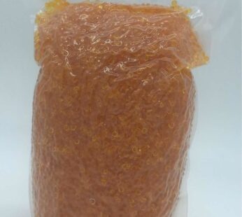 Perlas desecantes de aire color naranja, esferas de 3 a 5 mm, con indicador de saturaci?n.  Presentaci?n de 1 Kg