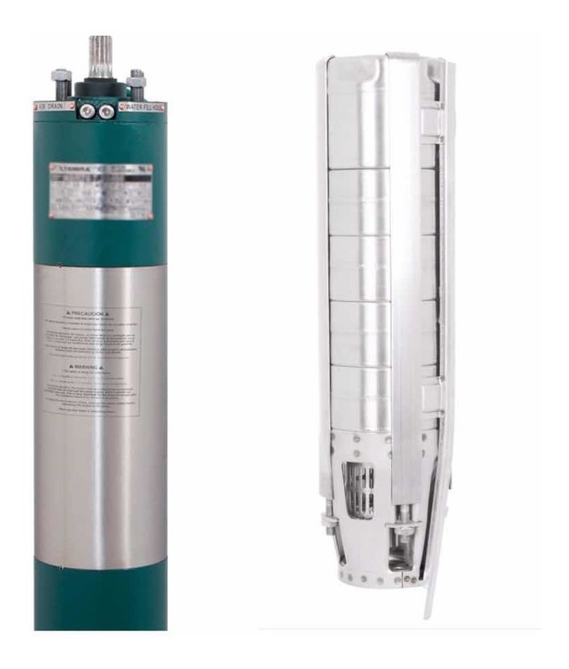 Motobomba Sumergible Para 600 Lpm - 55 Metros 10 Hp 3x220v