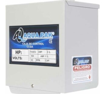 Caja De Control Aqua Pak Para Motor Sumergible 230v 1.5hp