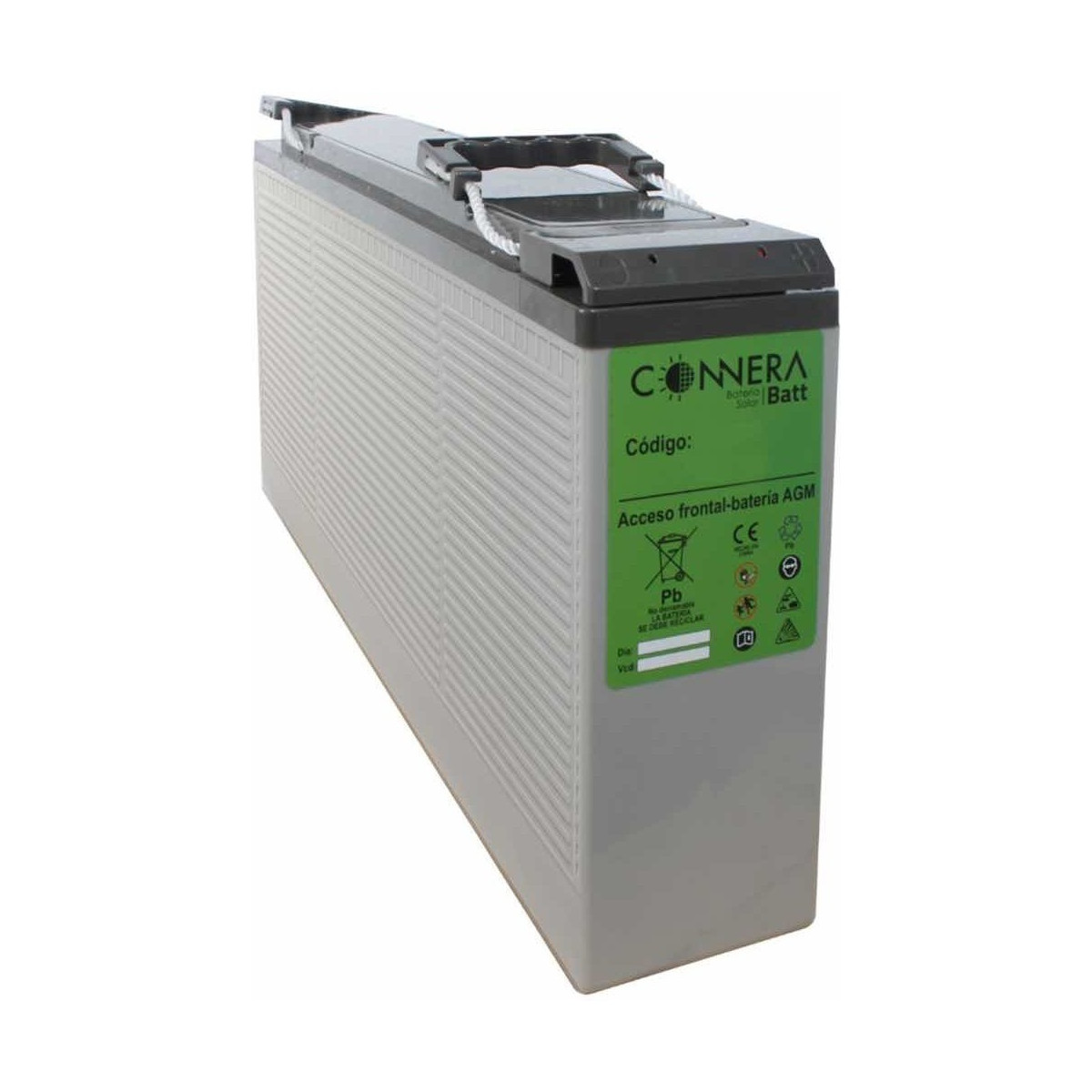 Bater?a Connera ?cido-plomo 12v Terminales Frontales 170 Ah