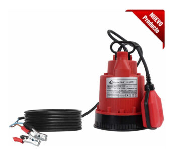 Motobomba Achique Sumergible 180w 12vcd Bateria Batty38-12a