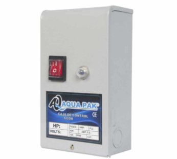 Caja De Control Aqua Pak Para Motor Sumergible 230v 3/4hp
