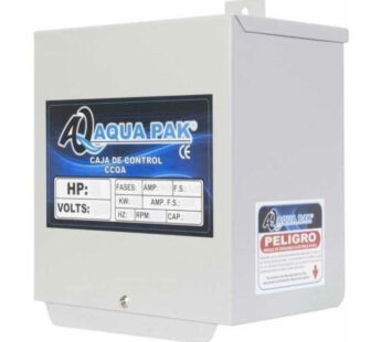Caja De Control Aqua Pak Para Motor Sumergible 230v 3hp