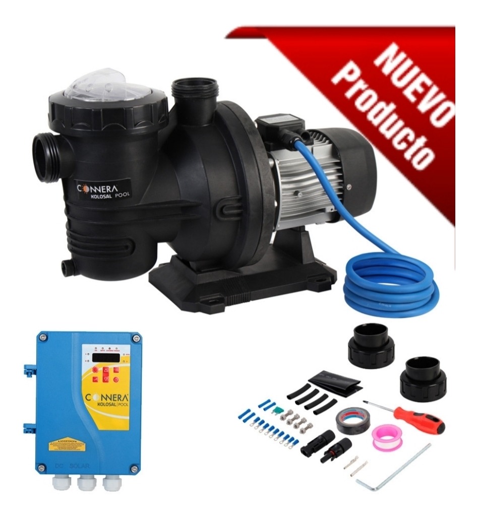 Motobomba recirculadora en corriente directa (Vcc) para piscina, CONNERA, serie KOLOSAL POOL, 350 LPM, 900W, 72Vcc POOL32-900-72 - Image 2