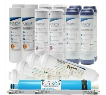 Kit De Mantenimiento De 24 Meses Purikor Modelo 100-6uvpm