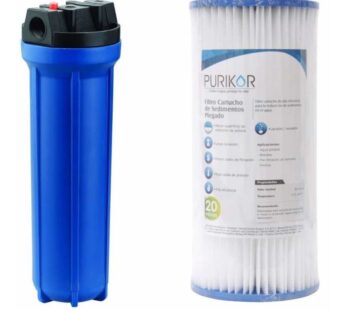 Portafiltro 4.5×20+filtro Cartucho Plegado 4.5x20x5