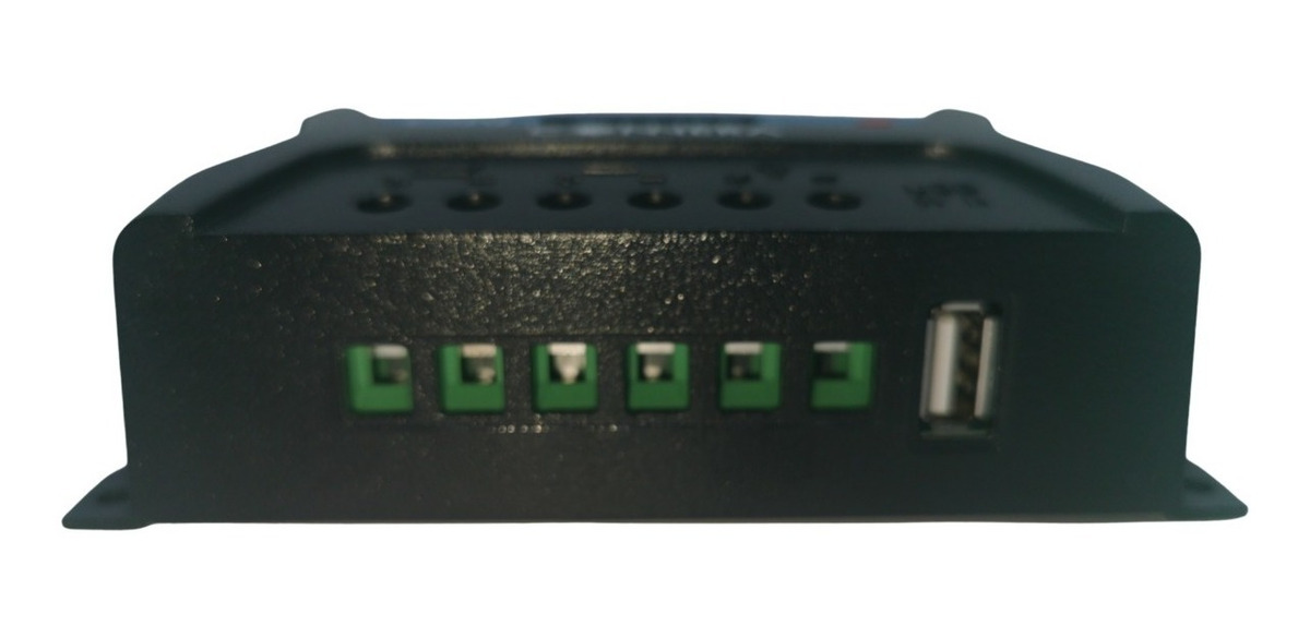 Controlador de carga solar serie ON PWM, CONNERA, 20 A, para bateras con entrada de 12 - 24 VCD ONPWM12/20 - Image 3