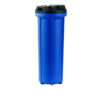 Portafiltro para cartuchos de 2.5" x 10" marca PURIKOR construido en Polipropileno con conexiones de 3/4" hembra PKPFA10X.75P