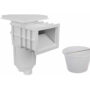 Desnatador Tapa Cuadrada Canastilla Panda Piscina De Pvc 2