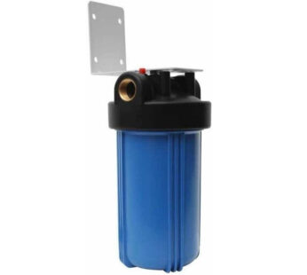 Portafiltro para cartuchos de 4.5″ x 10″ marca PURIKOR construido en Polipropileno con conexiones de 1″ hembra PKPFBB10X1P