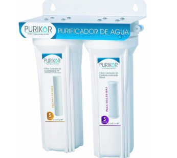 Sistema De Filtraci?n 2 Etapa De 5 Micras Para 0.5 Gpm Pkf-2