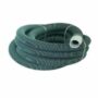Manguera flexible de 1.25" marca PANDA de 12 metros de largo con un extremo giratorio y el otro fijo