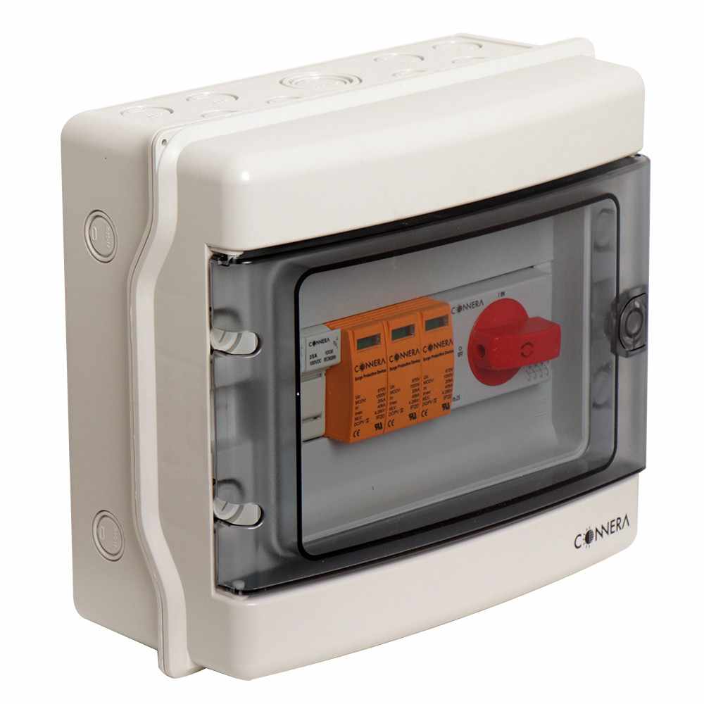 Caja de protecci?n para 1 series de corriente directa, STRING BOX, CONNERA, interior y exterior, IP65, 1000Vcc, 15A SHIELD-SB1-FSPDC - Image 3