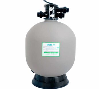 Filtro de arena para piscina construido en pl?stico reforzado marca PANDA de 31″ para un flujo m?ximo de 98 GPM C?digo: FPD31T