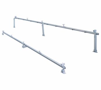 Soporte solar adicional en aluminio para 2 paneles fotovoltaicos, CONNERA, serie AURA XN