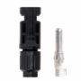 Conector hembra para cable de uso rudo tipo MC4 calibre 10 y 12 CONEC-MC4-HEMBRA