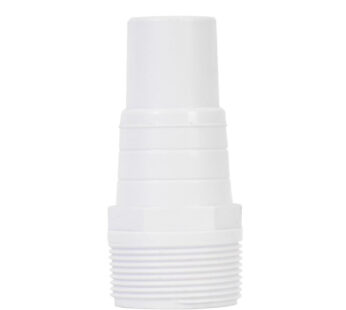 Adaptador para manguera de aspirado marca PANDA de 1.5″ a 1.5″/1.25″ construido en PVC