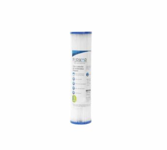 Filtro cartucho plegable de Polipropileno marca PURIKOR con dimensiones de 2.5″ x 10″ para filtrado de 1 micra PKCPL2.5X10X1