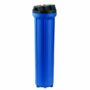 Portafiltro para cartuchos de 2.5" x 20" marca PURIKOR construido en Polipropileno con conexiones de 3/4" hembra PKPFA20X.75P