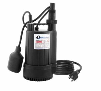 Motobomba sumergible para efluentes, AQUA PAK, serie SIGMA, descarga 1.25″, s?lidos 5 mm, 1/4 HP, 1 fase, 115 volts SIGMA110A
