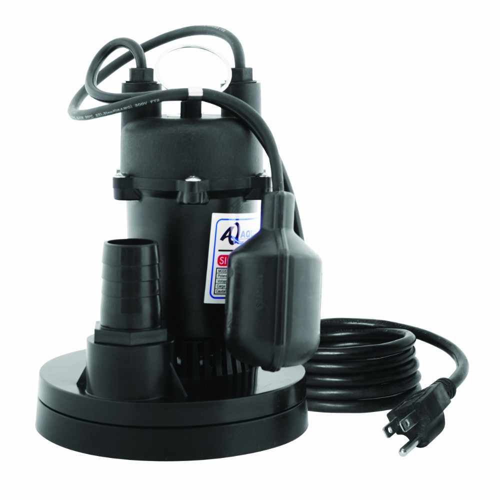 Motobomba sumergible para efluentes, AQUA PAK, serie SIGMA, descarga 1.5", s?lidos 5 mm, 3/4 HP, 1 fase, 115 volts SIGMA160A