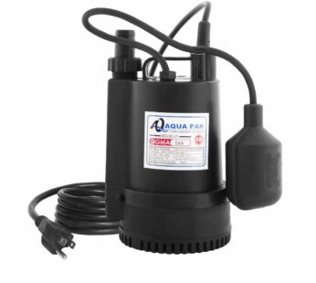 Motobomba sumergible para efluentes, AQUA PAK, serie SIGMA, descarga 1″, s?lidos 3 mm, 1/6 HP, 1 fase, 115 volts SIGMA54A