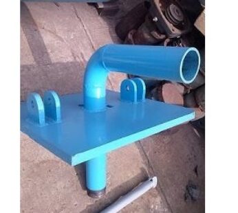 Base para descarga de pozo de 8″ de di?metro