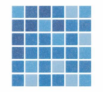 Mosaico MIX PROFUNDO para piscina, fuente y spa, PANDA, MOSAIK, 2x2cm, 2.14m?, 20 hojas con papel MOSAIKV-A2012-PV2