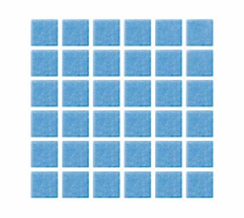 Mosaico ZAFIRO para piscina, fuente y spa, PANDA, MOSAIK, 2x2cm, 2.14m?, 20 hojas con papel – MOSAIKV-A1016-PV2