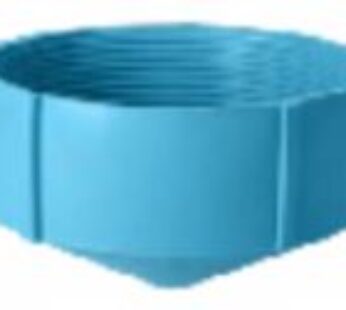 Tapa inferior de UPVC ademe 12″ con rosca – C?digo: TIR-12″