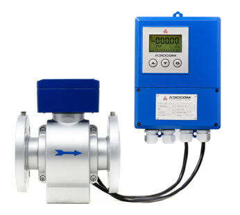 Medidor electromagn?tico marca Adccom, de 6″ de di?metro, exactitud ?0.5%, bridas fabricadas en acero al carb?n, liner de PO, electrodos Hastelloy, protecci?n IP65, display con retroiluminaci?n, PN16, protocolo de comunicaci?n Modbus, se?ales de salida a 4-20 mA, RS-485, pulsos, flujo instant?neo y acumulativo, bridas ANSI a 150 PSI, alimentaci?n 110-220VAC, DN150