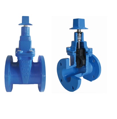 V?lvula de compuerta resiliente V.F. AWWA C-509 marca AMEXSA de 10? de di?metro