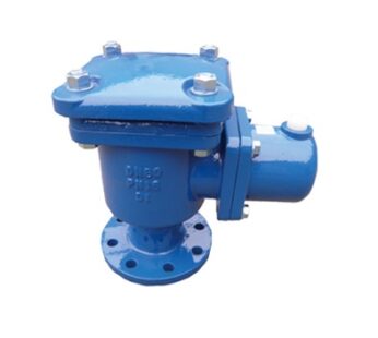 V?lvula de ventosa tri-funcional Amexsa con cuerpo de fierro fundido de 2″ (51 mm) con bridas, para una presi?n de trabajo de 0.2 – 16 bar (3-250 psi) y certificada por la NSF/ANSI STANDARD 061 (o certificado oficial del pa?s de origen que garantice el uso para agua potable).
