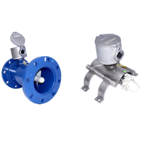 Medidor de Flujo de propela marca HIDRONICA modelo MP-SCC 6", bridado de 6" de di?metro, posibilidad de conexi?n de salida de se?al de 4 a 20 mm, bater?a de litio