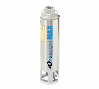 Bomba sumergible AQUA PAK serie MAX, 1 lps, acero inoxidable/lexan/noryl, 10 etapas, descarga 1.25″, 1 HP, NEMA 4″