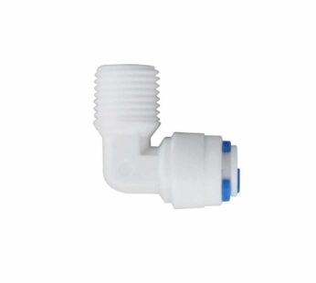 Adaptador codo tipo “L” para ?smosis inversa de 400G (RM3/8″, T3/8″)